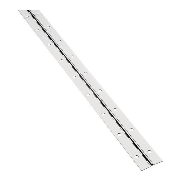 3 PACK N148-320 Nickel Cold Rolled Steel Continuous Hinge 1.5x48 in.