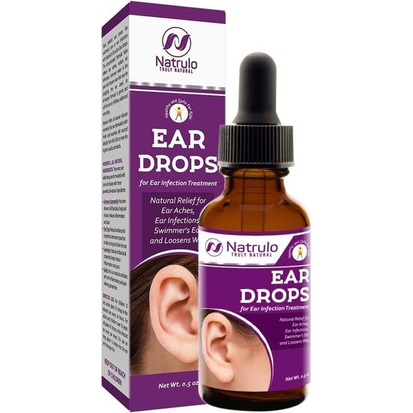 Natrulo Natural Organic Ear Drops for Ear Infection Treatment