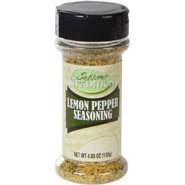 Supreme Tradition Lemon Pepper Seasoning 4.65 oz (130g) (Pack of 2)