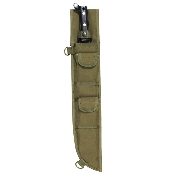 Rothco 18'' Molle Compatible Machete Sheath, Olive Drab