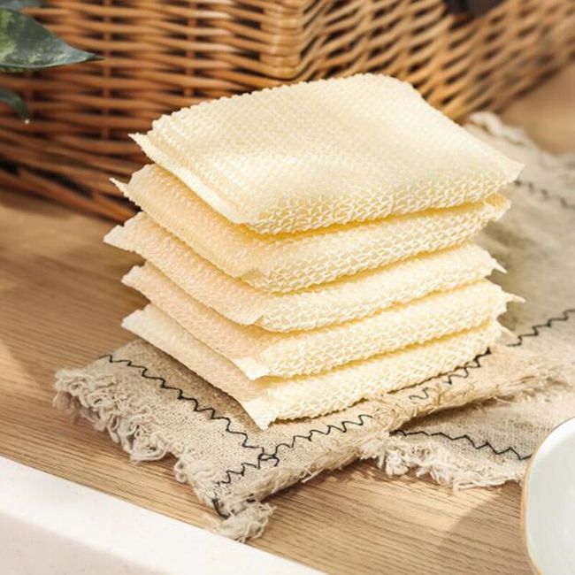 10pcs Bamboo Dish Cloths Towels Kitchen Cloths For Cleaning