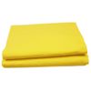 Maria Luxury Bedding & Linen Polycotton Plain Dyed Flat Sheets Bed Sheet (Single, Banana)