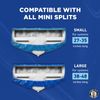 HVAC Guys Mini Split Cleaning Bag Kit | Air Conditioner Cleaning Cover for Mini