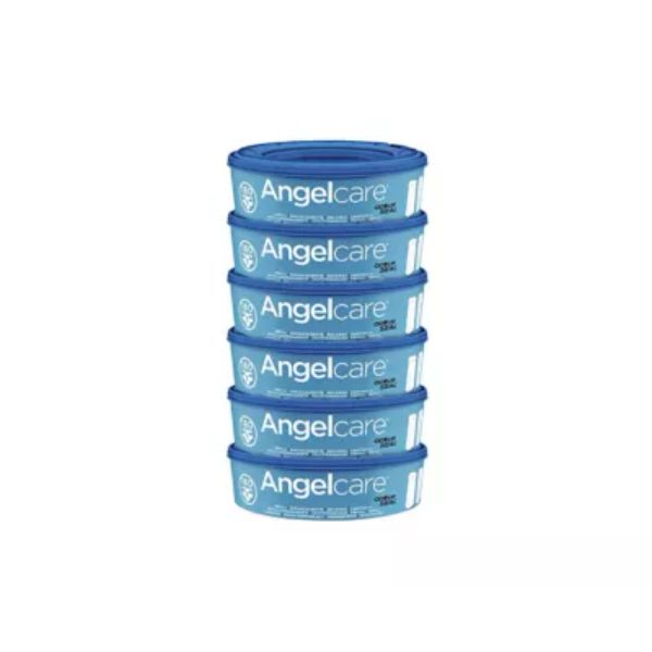 Angelcare Nappy Disposal System Refill Cassettes 6 Pack