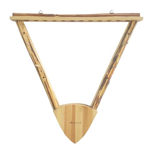 Rush Creek Creations | Wall Mounted Bow and Arrow Display Rack for Hunting & Archery Accessories | Real Tree 2-Bow Holder & 12-Arrow Storage | Handcrafted Small Bows & Big Bow Hanger w/ Arrow Holders