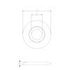 acquastilla 100942 Rosette Domed Brass Tap