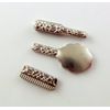 Dolls House Dressing Table Set Mirror Brush Comb Silver