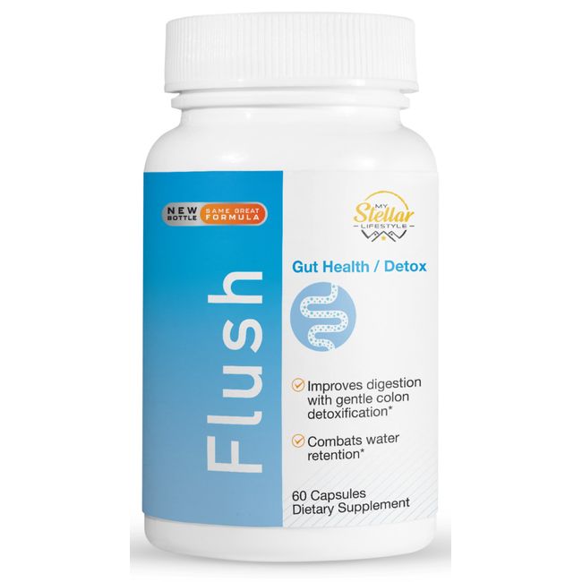 Flush, helps digestion detox & combats water retention-60 Capsules