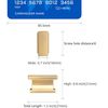 COTYKILEY 10 Pack Champagne Bronze Kitchen Cabinet Knobs Drawer Pulls Solid Round Drawer Knobs Dresser Knobs Gold Cabinet Hardware