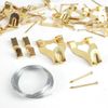 PMS PICTURE HANGING KIT. W/CLIPS HOOKS WIRE NAILS