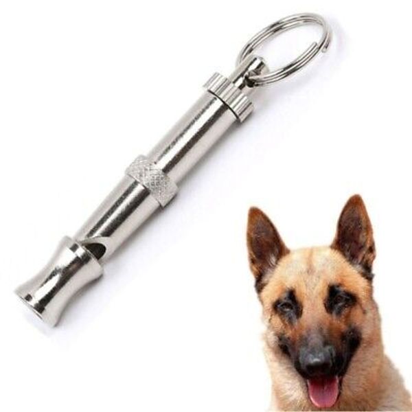 Pet Training Dogs Puppy Sound Portable Flute Metal Anti-Barking