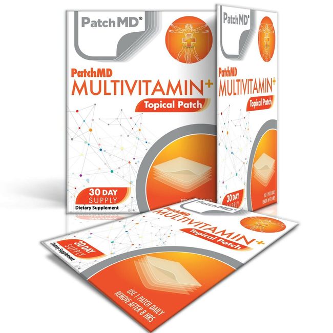 PatchMD Multivitamin Plus - Topical Patch (30 Day Supply) Vitamin Patch - MULTI+