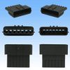090 Type 62 Series Type E Waterproof 7 Pole Male Coupler (P5) Gray (Non-Sumitomo)