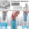 8 PCS Microfibre Mop Pads Replacement - Washable Dry Or Wet Mop Pads (Gray)