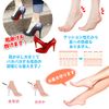 Meidlan Heel Pads, Prevents Scruffs, Heel Removal, Heel Cushion, Silicone, Anti-Slip, Protective Sheet, Double-Sided Tape, For Shoe Use, Size Adjustment, Unisex, 4 Pieces
