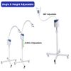 Pevor Dental Teeth Whitening Lamp Remote Teeth Whitener 6 LED Cold Light Teeth Bleaching System Tooth Bleaching Accelerator Set LED Teeth Whitening Machine with 4 Colors Light