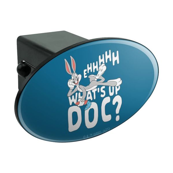 GRAPHICS & MORE Bugs Bunny What's Up Doc? Oval Tow Trailer Hitch Cover Plug Insert