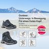 Black Crevice Kinder Trekkingschuhe, Wasserdicht, Low, blau/grün, 28