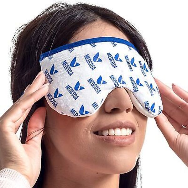 Eye Mask for Dry Eyes | Warm Eye Compress | Natural Heat Eye Mask for Styes, Ble