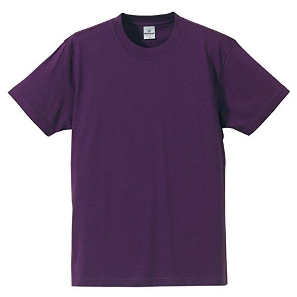 Daily necessities Short Sleeve T-shirt CB5806 Purple L Size [Set of 5]