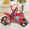Playskool Heroes Sha Mega Mini Motorcycle Spiderman