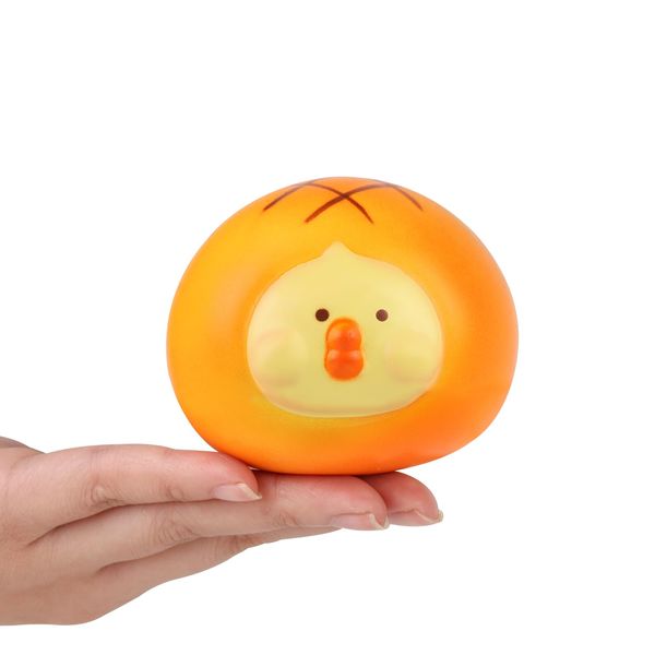 Anboor Squishy Animal Toy,3.7 Inches Food Squish Pineapple Bun Kawaii Slow Rising Chick Toy Stress Relief Squeeze Toys for Kids Adults Birthday Party Favor