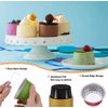 200PCS Aluminum Foil Cups-Baking Muffin Cake Cups & Lids
