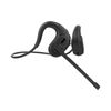Black Bluetooth 5.3 Wireless Air Conduction Open Ear Headphones With Mic