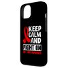 iPhone 13 Keep Calm And Fight On HIV AIDS Awareness Support Case