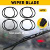 4PCS 28" AUTO CAR BUS RUBBER WINDSHIELD FRAMELESS WIPER UNIVERSAL BLADE REFILLS