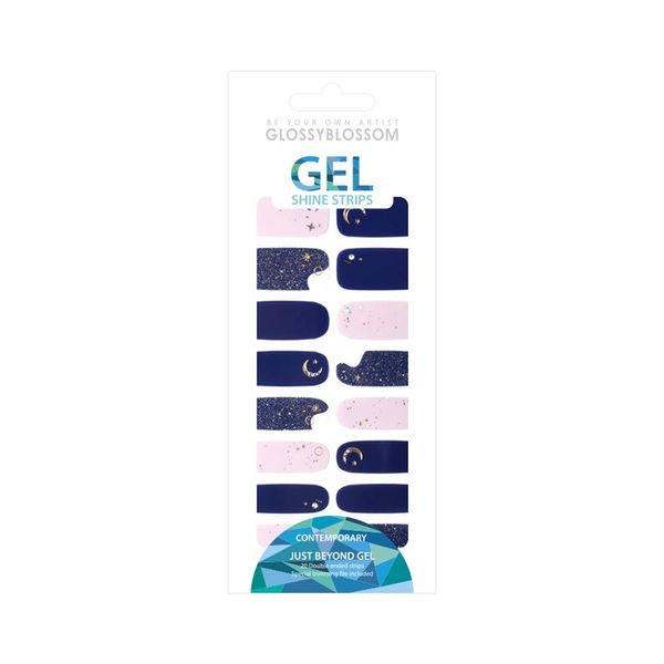 Glossy Blossom Nail Seal Gel Nail Polish (Midnight Sky)