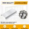 ​​Universal Aluminum Window Screen Pull Tabs Replacement, 20-Pack Durable UV-Resistant Breakage-Proof Flat Groove (C-Shaped) Clip Tabs - Better Than Plastic