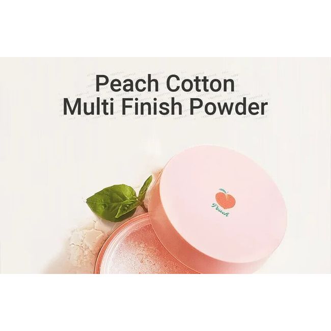 SKINFOOD Peach Cotton Multi Finish Powder 5g-Korean Peach Extract Powder