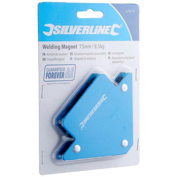 Silverline 675214 Welding Magnet, 75 mm