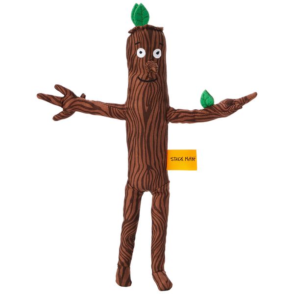 Aurora Gruffalo, Official Merchandise, 60573, The Stick Man, 13In, Soft Toy, Brown