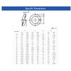 M16 Split Lock Washer, 304 Stainless Steel Spring Lock Washer, 30Pcs