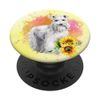 White Schnauzer PopSockets Swappable PopGrip