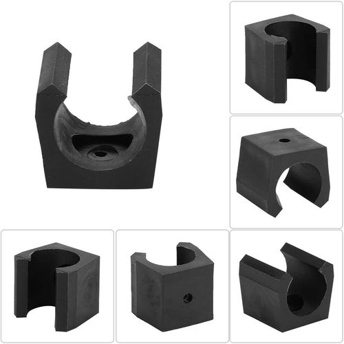 Yosoo Health Gear 6 Pcs Pole Storage Clip Fishing Pole Rod Holder Clips Billiards Cue Locating Clip Holder for Fishing Rod Pool Cues Storage Rack Small Size