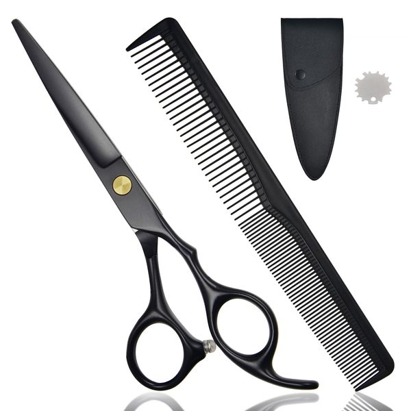 LESNIC Haircut Scissors, Hair Scissors, Cutting Scissors, Haircut Scissors, Scissors, Self-Cutting Scissors, Haircut Scissors