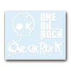 Only the pattern left sticker S "Wan ok" White 005W