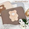 Hokkori Mokomocha Tablet Pouch Mocha, brown (mocha)