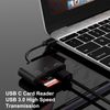USB C SD Card Reader, USB C to SD/Micro SD/USB 2.0 Adapter, TF Memory Card Reader Compatible with Type C Devices such as Samsung, MacBook, Laptop, Tablet, etc
