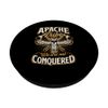 Apache Tribe We Are Not Conquered Native American Indigenous PopSockets Swappable PopGrip