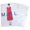 SunPlanning Sun Planning M190 V Neck Flared Dress