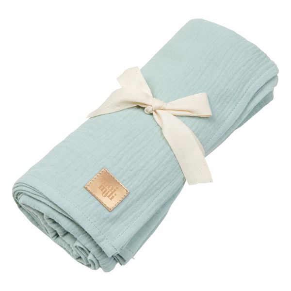 Muslin "Mint" Baby Swaddle Blanket