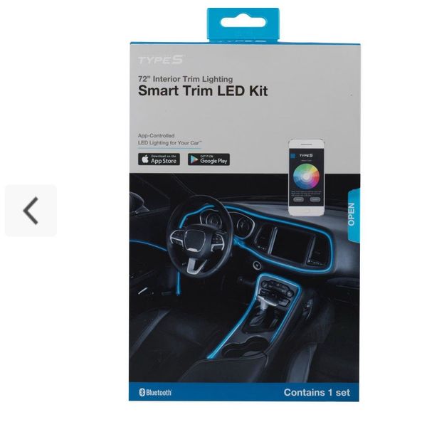 TYPES 72in Smart Trim LED Lighting Kit Phone App Control