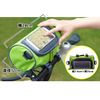 Lunali Bicycle Front Back Shoulder Bag Multifunctional Bag Waterproof Drum Shape (Green)