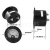 US Stock DC 0 ~ 20V Round Analog Volt Pointer Needle Panel Meter Voltmeter