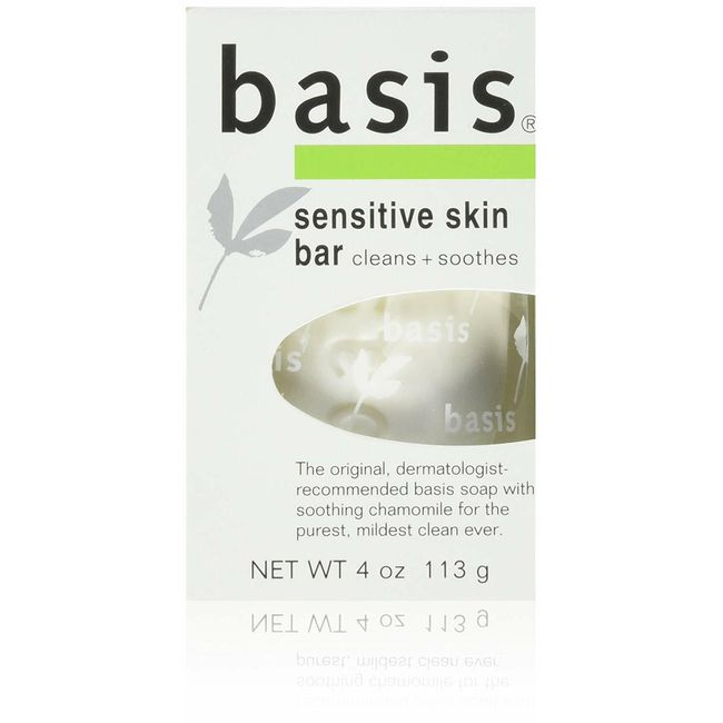 Basis Sensitive Skin Bar Soap, 4 oz, 1 Each