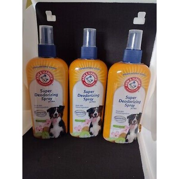 Arm And Hammer Super Deodorizing Spray For Pets Kiwi Blossom 8oz Natural Ingred